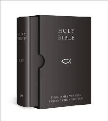 HOLY BIBLE: King James Version (KJV) Black Presentation Edit