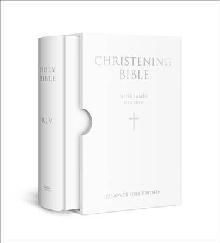 HOLY BIBLE: King James Version (KJV) White Compact Christeni