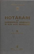 Hotarari ale Guvernului Romaniei si alte acte normative 9 septembrie 1999