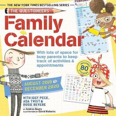 Iggy, Rosie & Ada Family Planner 2019 Wall Calendar