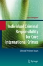 Individual Criminal Responsibility for Core