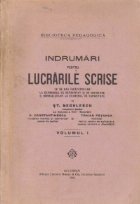 Indrumari pentru Lucrarile scrise ce se dau invatatorilor la examenele de definitivat si de inaintare si norma