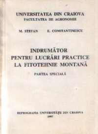 Indrumator pentru lucrari practice la fitotehnie montana - Partea speciala