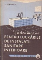 Indrumator pentru lucrarile instalatii sanitare