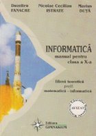 Informatica Manual pentru clasa filiera