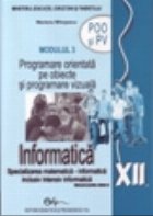 Informatica Xll modulul POO