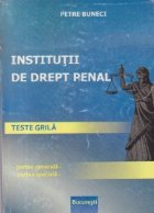 Institutii drept penal Teste grila