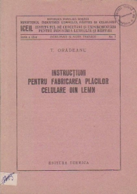 Instructiuni pentru fabricarea placilor celulare din lemn