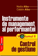 Instrumente de management al performantei, Volumul II, Control de gestiune