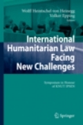 International Humanitarian Law Facing New Challenges