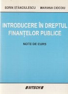 Introducere in Dreptul Finantelor Publice - Note de curs