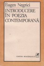 Introducere poezia contemporana