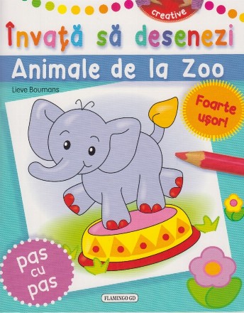 Invata sa desenezi animale de la zoo (Maini creative)