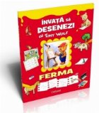 Invata sa desenezi cu Tony Wolf - Ferma