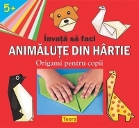 Invata sa faci animalute din hartie - Origami pentru copii (varsta 5+)