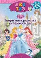 Invatam literele si numerele cu Printesele Disney - Jocuri logice si pagini de colorat