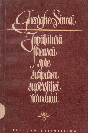 Invatatura fireasca spre surparea superstitiei norodului