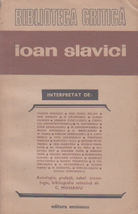 Ioan Slavici interpretat de...