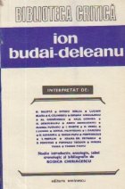 Ion Budai Deleanu interpretat