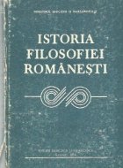 Istoria filosofiei romanesti