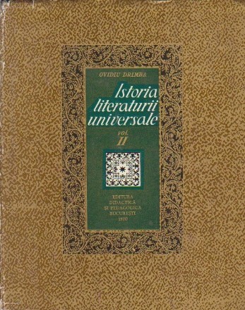 Istoria literaturii universale, Volumul al II-lea