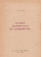 Istoria matematicii antichitate