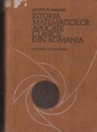 Istoria matematicilor aplicate clasice din