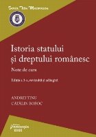 Istoria statului şi dreptului românesc : note de curs