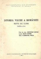 Istoria veche a Romaniei - Note de curs, Partea a II-a