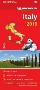 Italy 2019 Michelin National Map