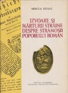 Izvoare marturii straine despre stramosii