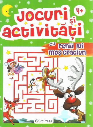 Jocuri şi activităţi cu renii lui Moş Crăciun : 4+