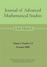 Journal of Advanced Mathematical Studies.Volume 1,Number 1-2(december 2008)