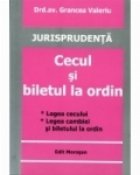 Jurisprudenta Cecul biletul ordin