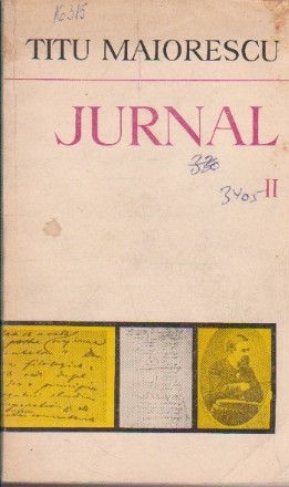 Jurnal II (martie 1859 - 17 iulie 1860)