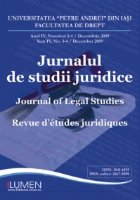 Jurnalul studii juridice Journal Legal