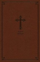 KJV, Value Thinline Bible, Compact, Leathersoft, Brown, Red