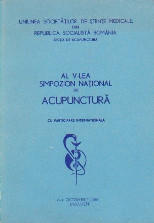 Al V-lea Simpozion National de Acupunctura - Cu Participare Internationala