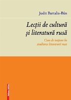 Lectii cultura literatura rusa Curs