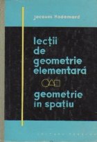 Lectii de geometrie elementara - Geometrie in spatiu