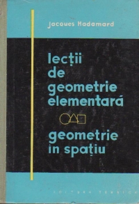 Lectii de geometrie elementara - Geometrie in spatiu