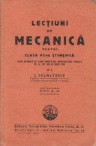 Lectiuni de mecanica pentru clasa a VIII-a stiintifica