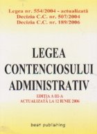 Legea contenciosului administrativ editia III