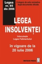 Legea insolventei culegere acte normative