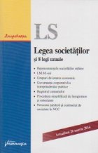 Legea societatilor si 8 legi uzuale - actualizat 26 martie 2014