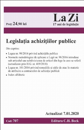 Legislatia achizitiilor publice. Editia a 10-a