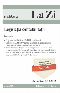 Legislatia contabilitatii (actualizat la 05.12.2012) Cod 492