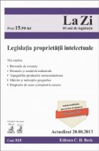 Legislatia proprietatii intelectuale. Cod 515. Actualizat la 20.08.2013