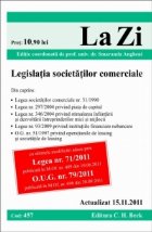 Legislatia societatilor comerciale (actualizat la 15 noiembrie 2011). Cod 457