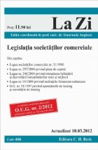 Legislatia societatilor comerciale (actualizat martie